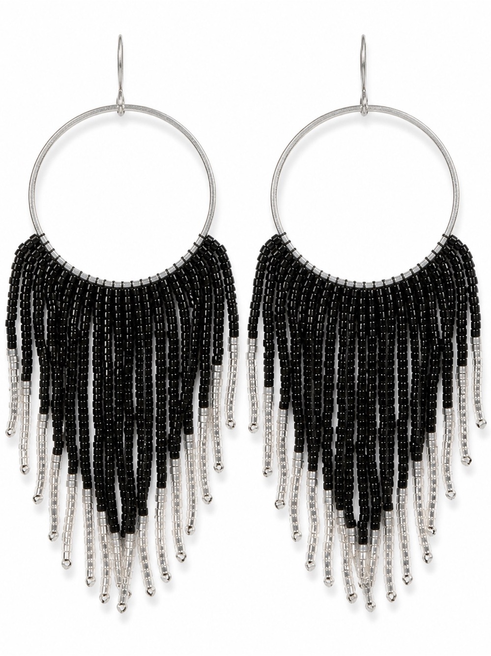 Gorgeous hand beaded drop dangle earrings